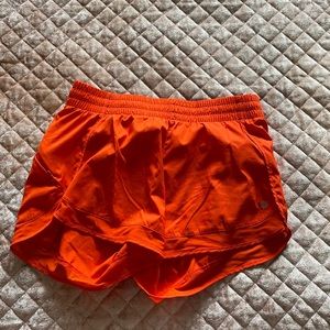 Orange size M athleta shorts